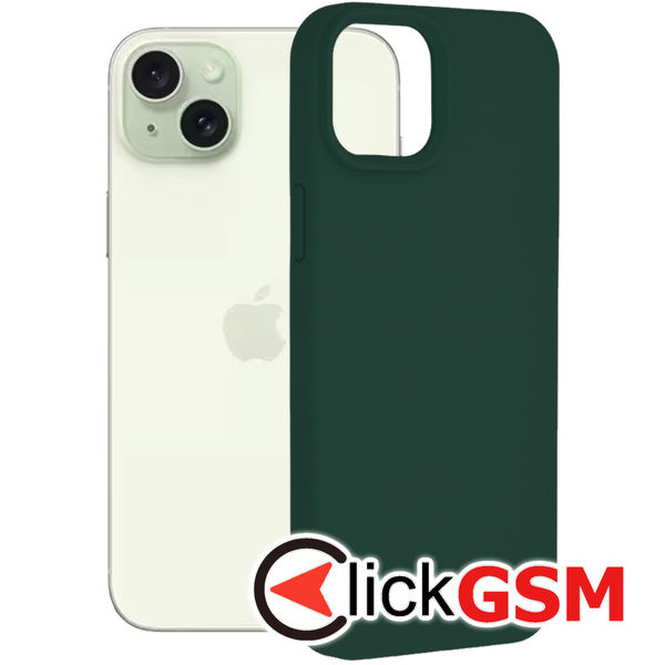 Husa Soft Edge verde Apple iPhone 15 Plus 3nj