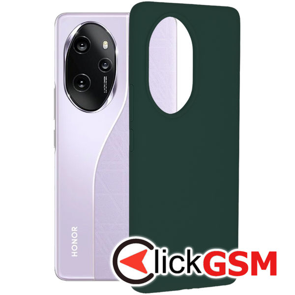 Husa Soft Edge verde Honor 100 Pro b3