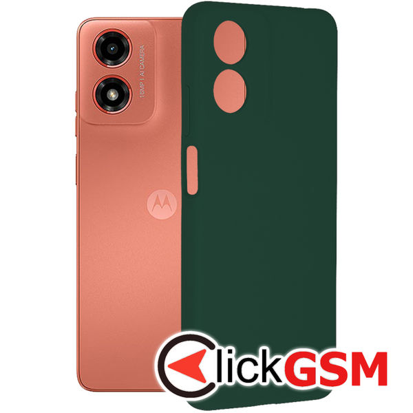 Husa Soft Edge verde Motorola Moto G04 a5o