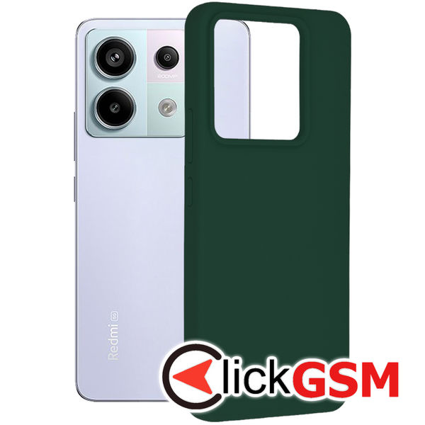 Husa Soft Edge verde Xiaomi Redmi Note 13 Pro 7yy