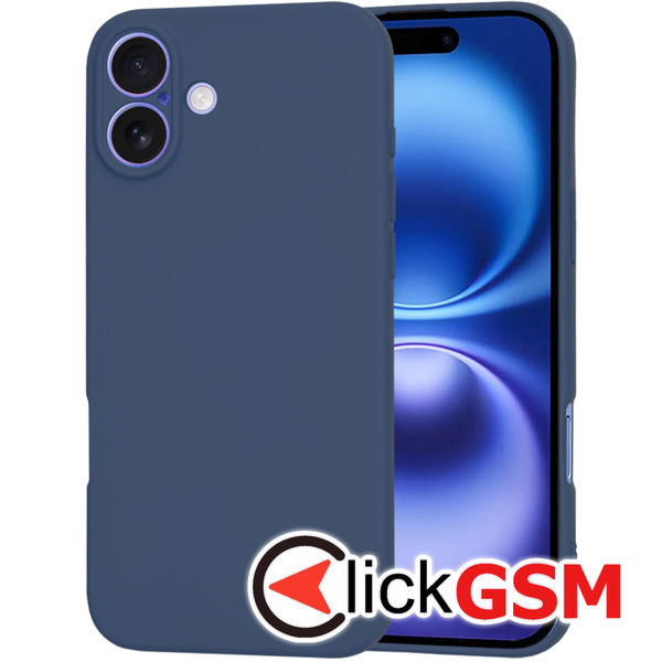 Husa SoftFlex bleumarin Apple iPhone 16 5cj