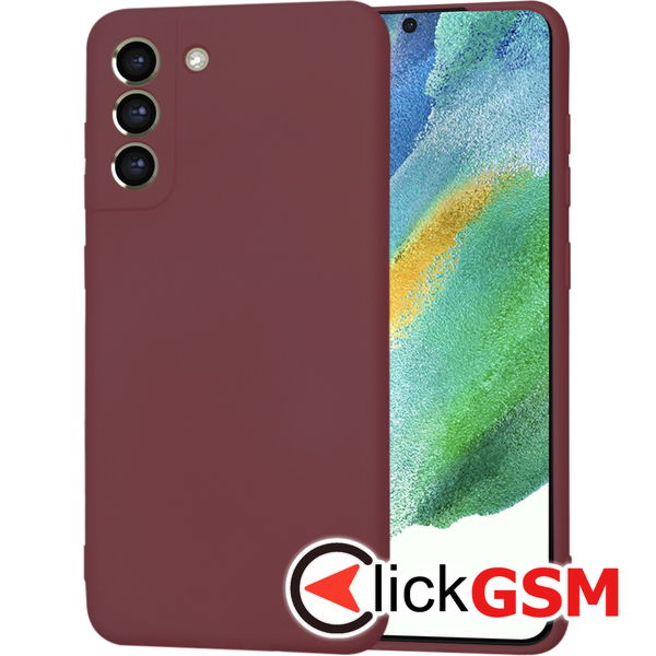 Husa SoftFlex bordo Samsung Galaxy S21 FE i5j