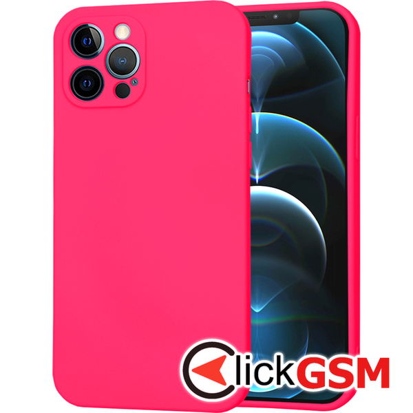 Husa SoftFlex fucsia Apple iPhone 12 Pro Max i30