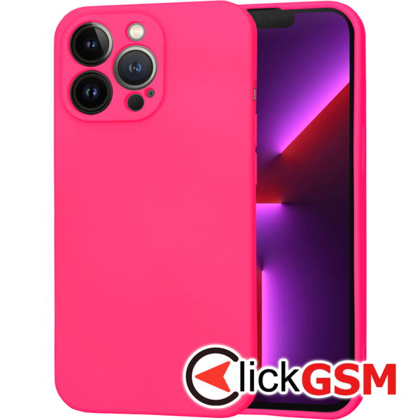 Husa SoftFlex fucsia Apple iPhone 13 Pro i3k