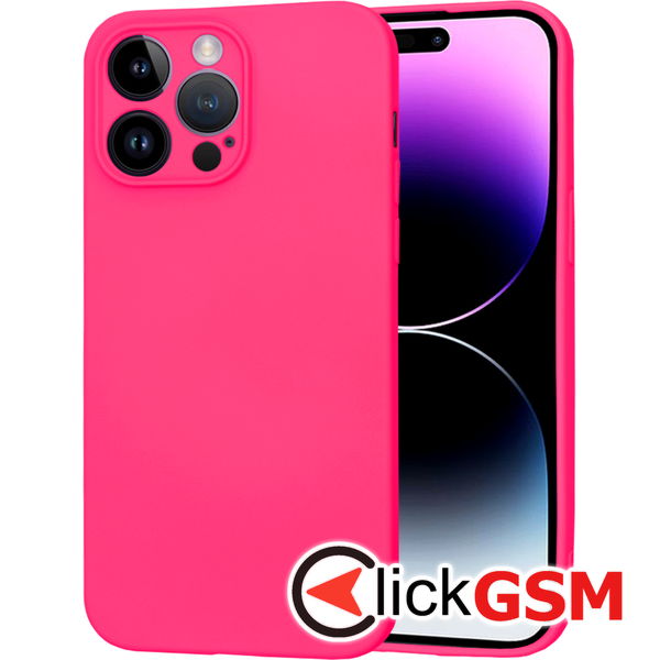 Husa SoftFlex fucsia Apple iPhone 14 Pro Max i4g