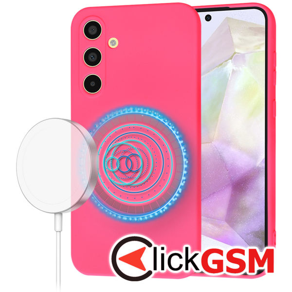 Husa SoftFlex fucsia Samsung Galaxy A35 5G dof