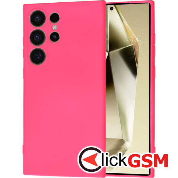 Husa SoftFlex fucsia Samsung Galaxy S24 Ultra i6u