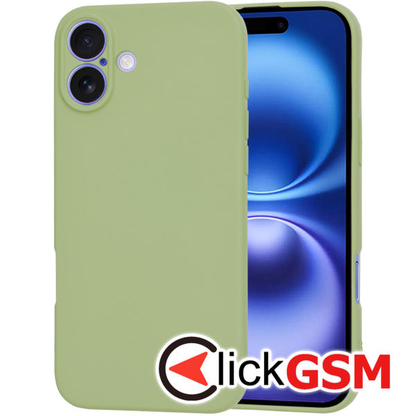 Husa SoftFlex verde Apple iPhone 16 5ci