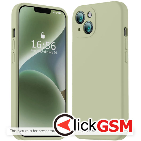 Husa SoftFlex verde Apple iPhone XS Max ccg