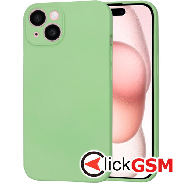 Husa SoftFlex verde deschis Apple iPhone 15 i4r