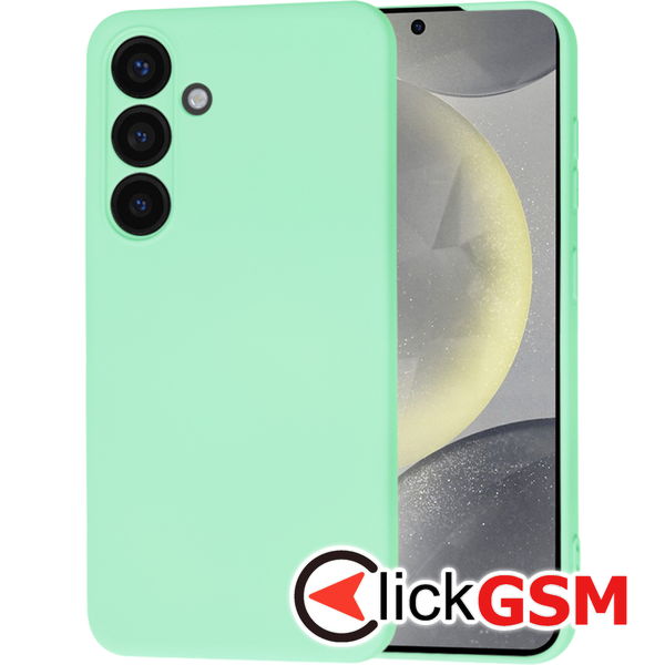 Husa SoftFlex verde deschis Samsung Galaxy S24 i77