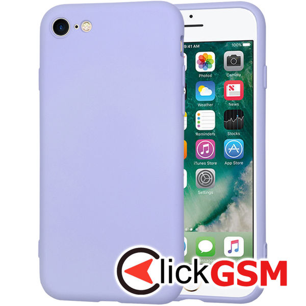 Husa SoftFlex violet Apple iPhone SE 2020 3q9