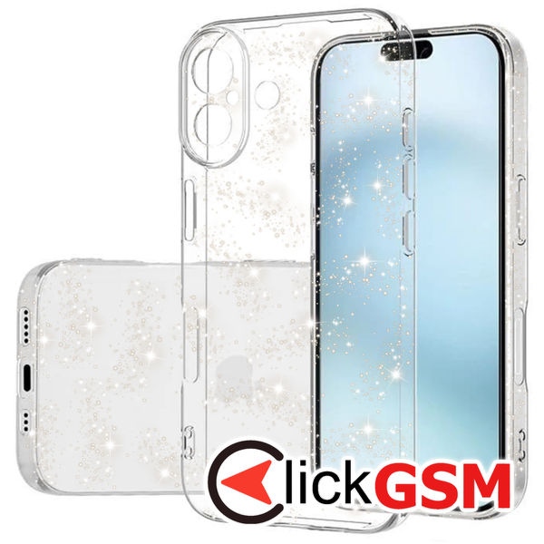 Husa SparkleSkin transparenta Apple iPhone 16 g8n