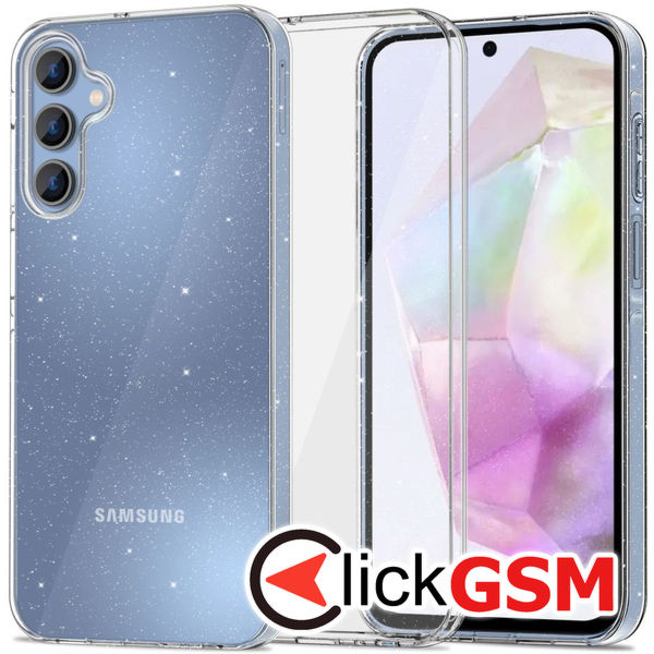 Husa SparkleSkin transparenta Samsung Galaxy A35 9rv