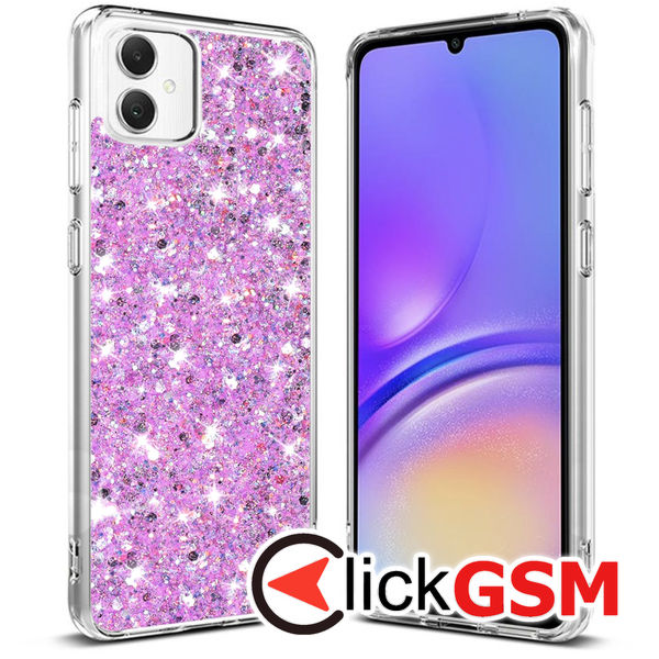 Husa Sparkly Glitter  magenta Samsung Galaxy A05 9kj