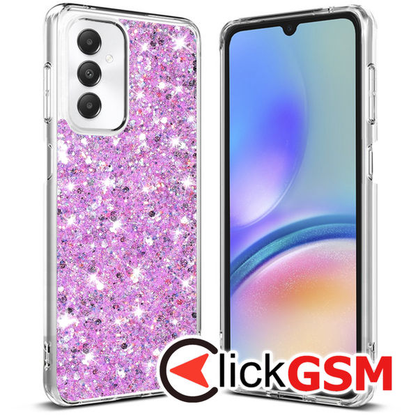 Husa Sparkly Glitter  magenta Samsung Galaxy A05s 9ko