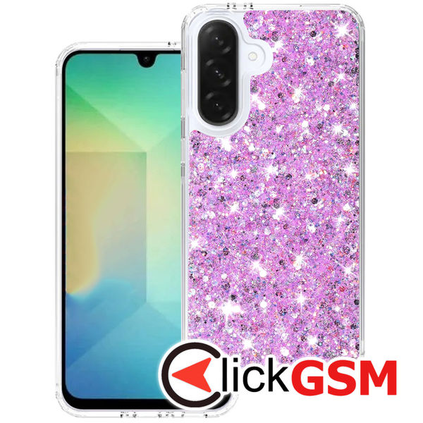 Husa Sparkly Glitter  magenta Samsung Galaxy A26 5G bh5