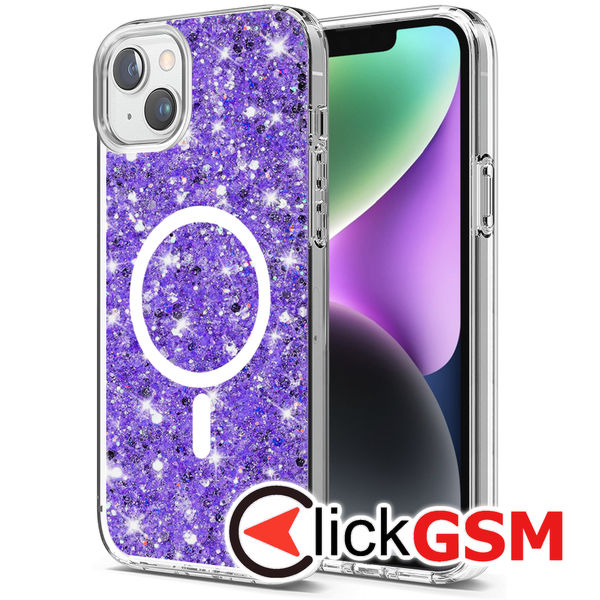 Husa Sparkly Glitter  mov Apple iPhone 14 9j9