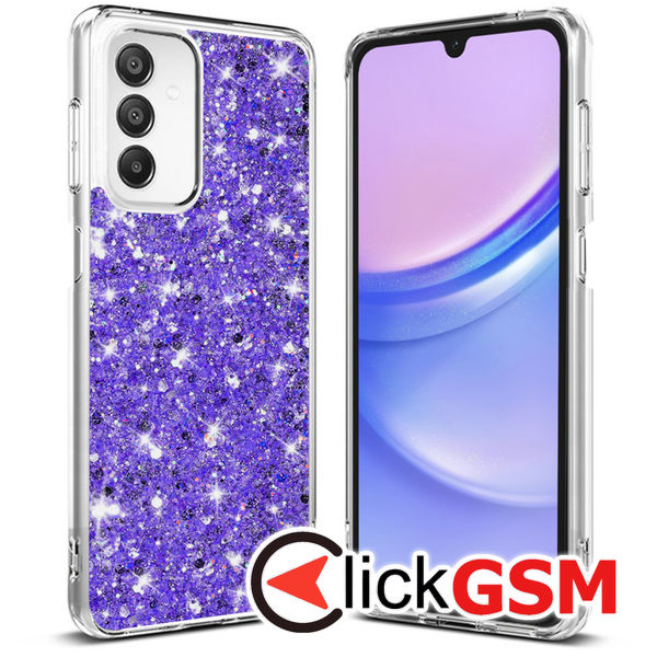 Husa Sparkly Glitter  mov Samsung Galaxy A15 9ks