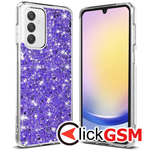 Husa Sparkly Glitter  mov Samsung Galaxy A25 9l2