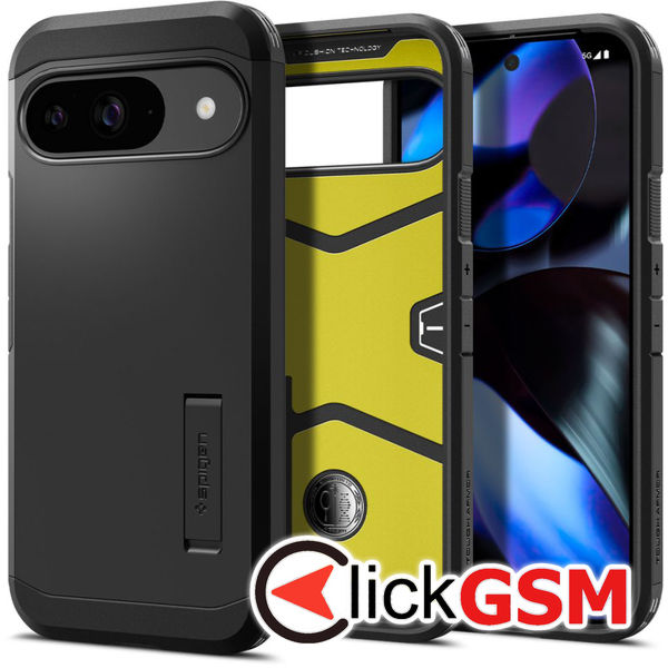 Husa Tough Armor negru Google Pixel 9 g4u