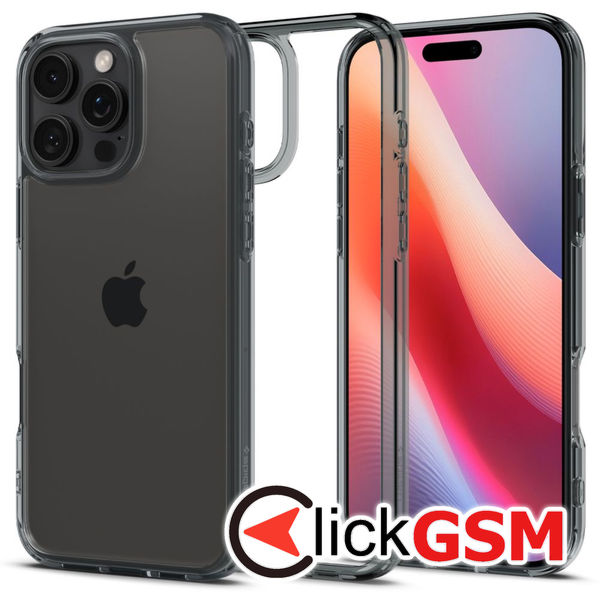 Husa Ultra Hybrid  gri Apple iPhone 16 Pro Max h5u