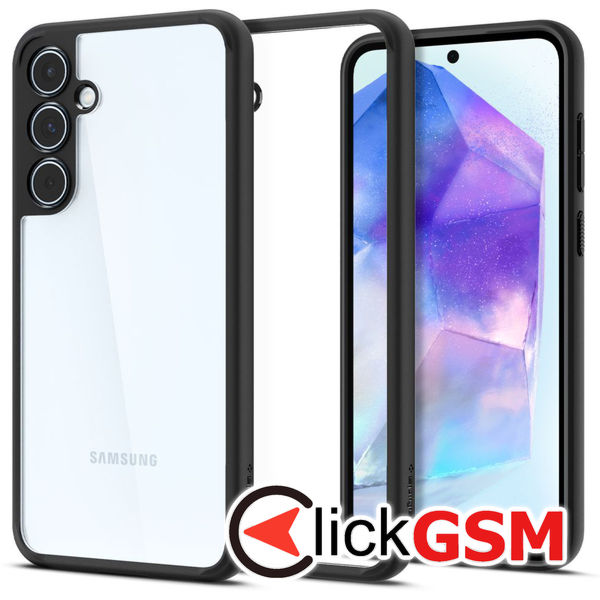 Husa Ultra Hybrid  negru Samsung Galaxy A55 5g