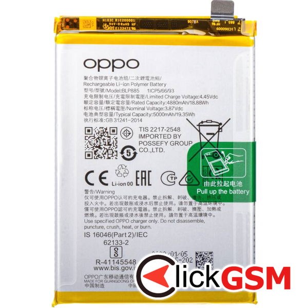 Fix Acumulator Oppo A76