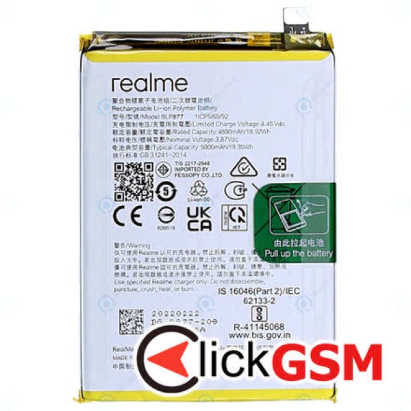 Fix Acumulator Realme C35