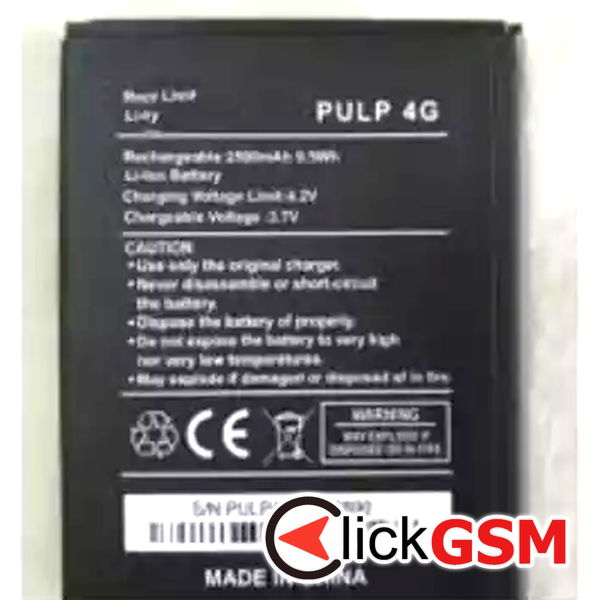 Fix Acumulator Wiko Pulp