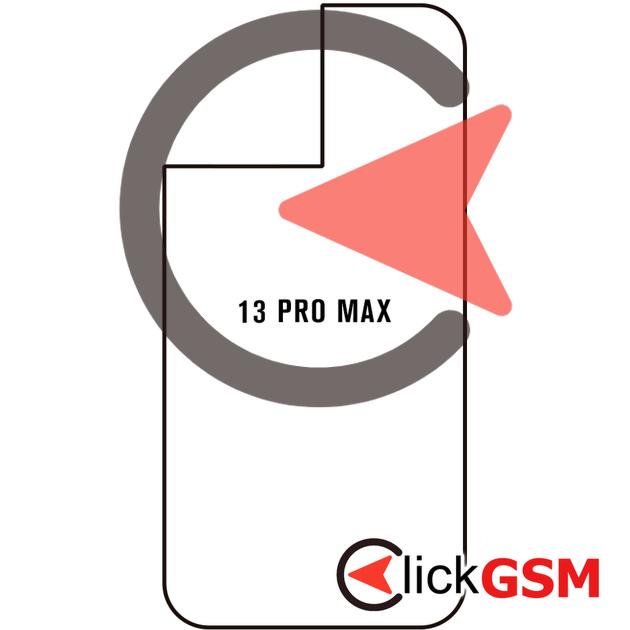 Folie Protectie Spate UV Silicon Apple iPhone 13 Pro Max 2om