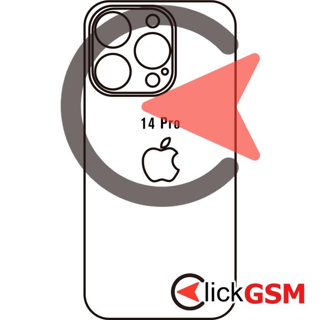 Folie Protectie Spate Skin Matte Apple iPhone 14 Pro 2x19