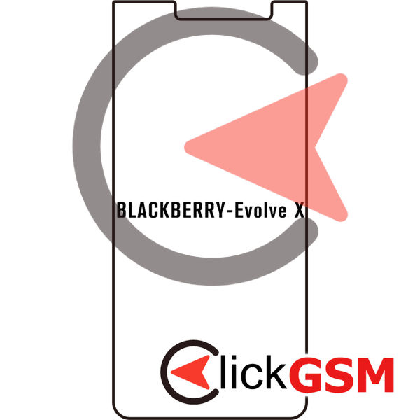 Folie Blackberry Evolve X Front 1