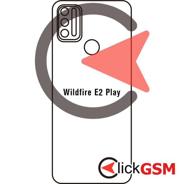 Folie Protectie Spate Skin Carbon HTC Wildfire E2 Play 2yhh