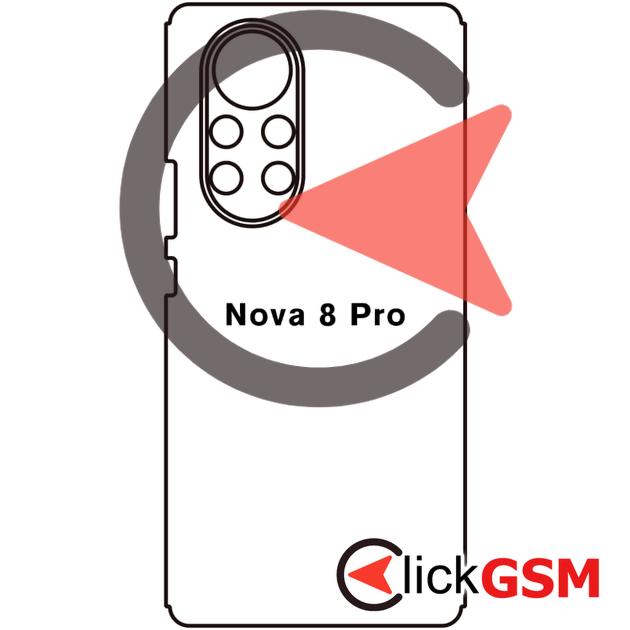 Folie Protectie Completa Spate Skin Matte Huawei nova 8 Pro