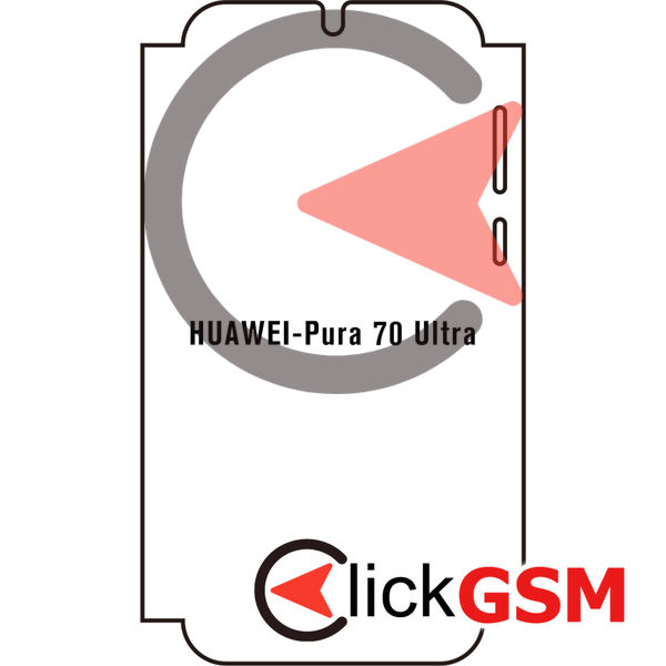 Folie Huawei Pura 70 Ultra Front Half