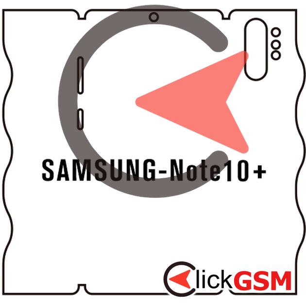 Folie Protectie Completa Spate UV Silicon Samsung Galaxy Note10+