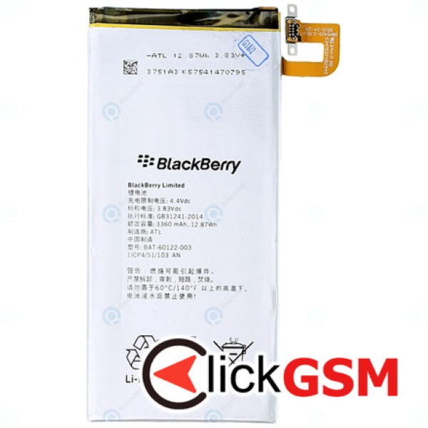 Piesa Baterie Blackberry Priv 3dod