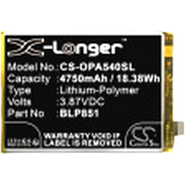 Oppo A74 5G · 3,87V-4750MAH ACUMULATOR LI-POLIMER <=> OPPO A54 5G / A74 5G