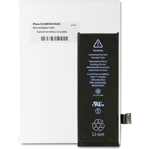 Replacement Battery For iPhone 5S (Service Pack)