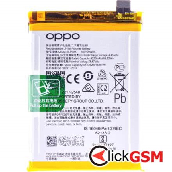 Piesa Baterie Originala Oppo Reno5 Lite 21f5