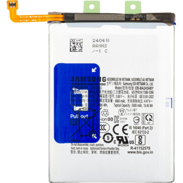 Samsung Galaxy A24 · Acumulator Samsung Galaxy A24 4G A245, EB-BA245ABY, Service Pack GH82-31242A