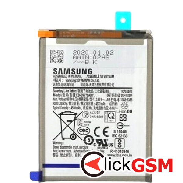 Piesa Baterie Originala Samsung Galaxy Note10 Lite 40om