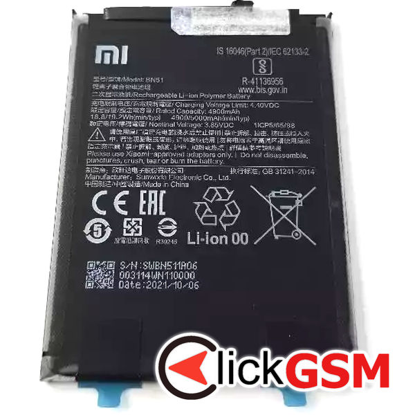 Piesa Baterie Originala Xiaomi Redmi 8 3qih