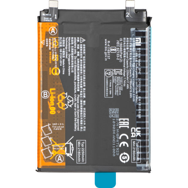 Acumulator Xiaomi Redmi Note 11 Pro+ 5G, BP47, Service Pack 46020000981G