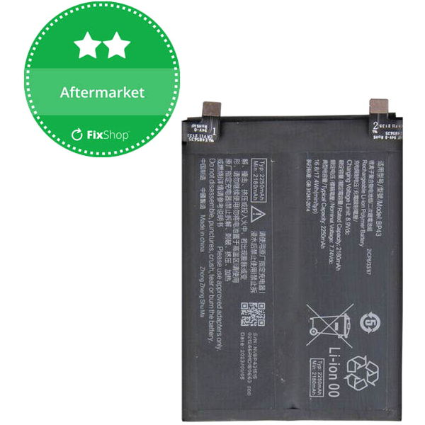 Xiaomi Mi MIX 4 · Xiaomi Mi Mix 4 2106118C - Baterie BP43 4500mAh
