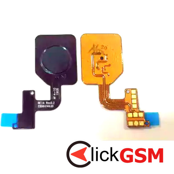 Piesa Buton Amprenta Albastru Lg G8s Thinq 1gjl