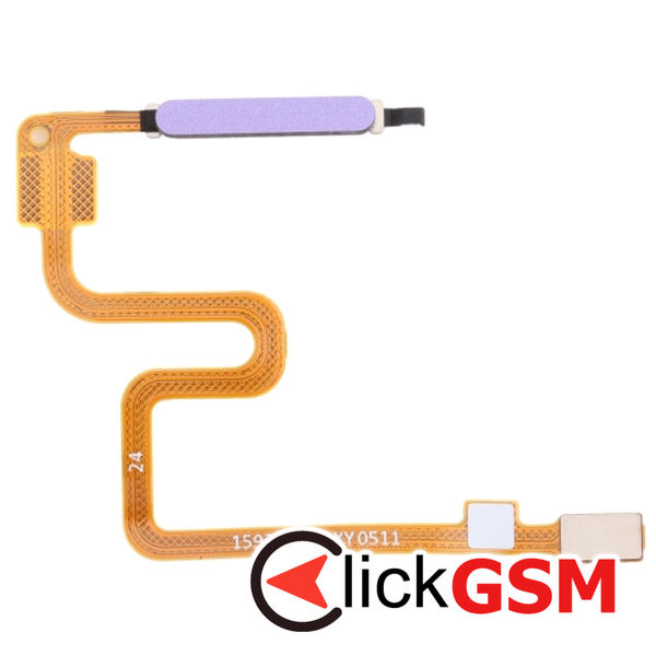 Piesa Piesa Buton Amprenta Purple Xiaomi Redmi Note 9 5g 1yvd