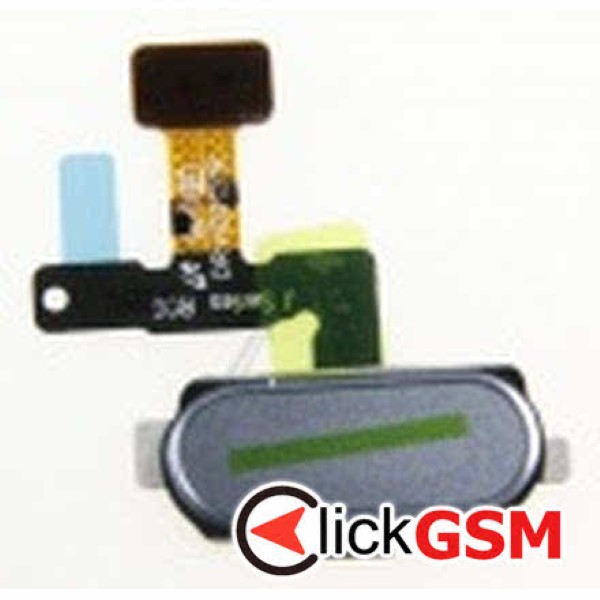 Piesa Buton Home Cu Senzor Amprenta Argintiu Samsung Galaxy J7 2017 Ja3