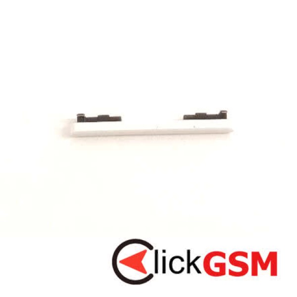 Piesa Buton Lateral Cu Butoane Volum Alb Xiaomi Redmi Note 12 Pro 5g 3a45